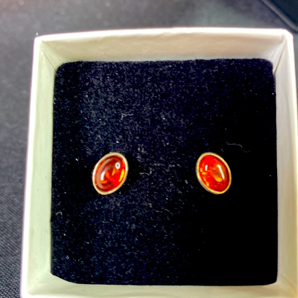 Amber Earrings